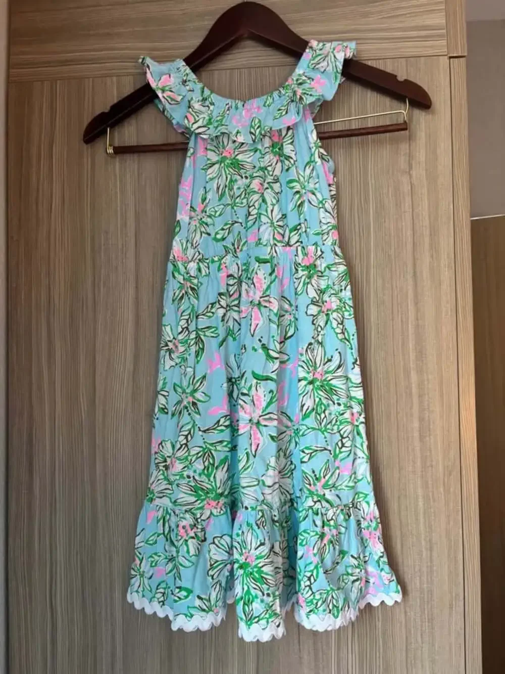 Lilly Pulitzer Girls Zetta Midi Dress Multi Lil Sun Of A Bun Size XS 2/3 NWT $88